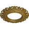 Ekena Millwork Orrington Ceiling Medallion (Fits Canopies up to 6 5/8"), 13 1/4"OD x 6 5/8"ID x 1 1/8"P, Gold CM13ORGLS - alternate 3